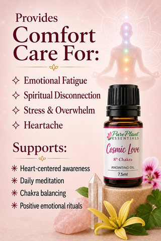 Cosmic Love - 8th Chakra - Anointing Oil-Essential Oil Dilution-PurePlant Essentials