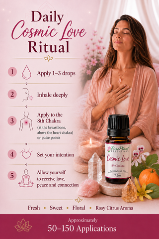 Cosmic Love - 8th Chakra - Anointing Oil-Essential Oil Dilution-PurePlant Essentials