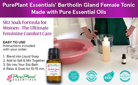 Bartholin Gland Female Tonic – 100% Pure Essential Oil Blend | 18ml-Essential Oil-PurePlant Essentials