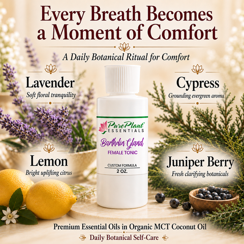 Bartholin Gland Female Tonic – for Feminine Comfort | 2oz - Ready-to-Use-Dilution-Essential Oil Dilution-PurePlant Essentials