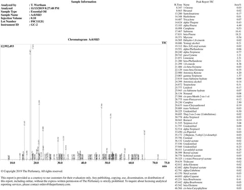 Blue Yarrow Essential Oil, Achillea millefolium 10% Dilution - Ethically Wild Crafted Organic, Bulgaria - Private Reserve Standard, GC/MS Tested-Single Pure Essential Oil-PurePlant Essentials
