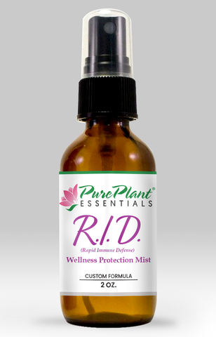 R.I.D. - Wellness Protection Mist - Immune Support & Detox Mist - (Extra Strength 20% Dilution)-Aromatic Mist-PurePlant Essentials
