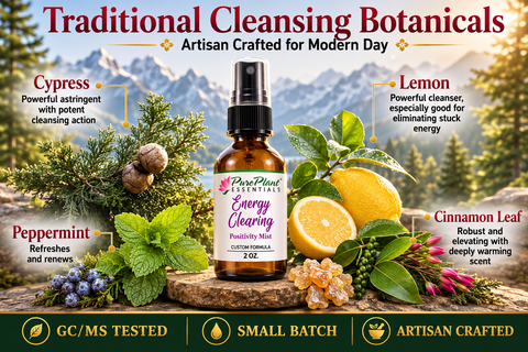 Energy Clearing - Positivity Mist - (Extra Strength 20% Dilution)-Aromatic Mist-PurePlant Essentials