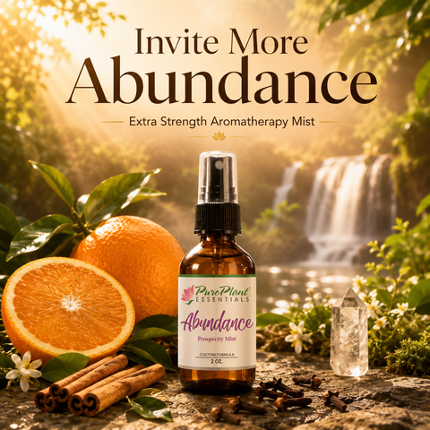 Abundance - Prosperity Mist for Wealth & Attraction - (Extra Strength 20% Dilution)-Aromatic Mist-PurePlant Essentials