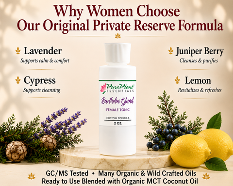 Bartholin Gland Female Tonic – for Feminine Comfort | 2oz - Ready-to-Use-Dilution-Essential Oil Dilution-PurePlant Essentials