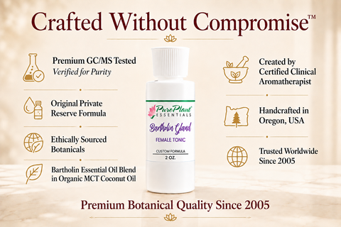 Bartholin Gland Female Tonic – for Feminine Comfort | 2oz - Ready-to-Use-Dilution-Essential Oil Dilution-PurePlant Essentials