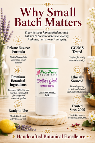 Bartholin Gland Female Tonic – for Feminine Comfort | 2oz - Ready-to-Use-Dilution-Essential Oil Dilution-PurePlant Essentials