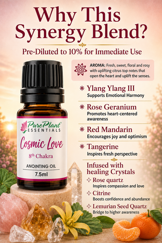 Cosmic Love - 8th Chakra - Anointing Oil-Essential Oil Dilution-PurePlant Essentials
