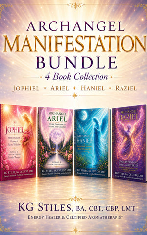 Archangels Manifestation Bundle - 4 Book Collection - Jophiel ✦ Ariel ✦ Haniel ✦ Raziel - By KG Stiles-ebook-PurePlant Essentials